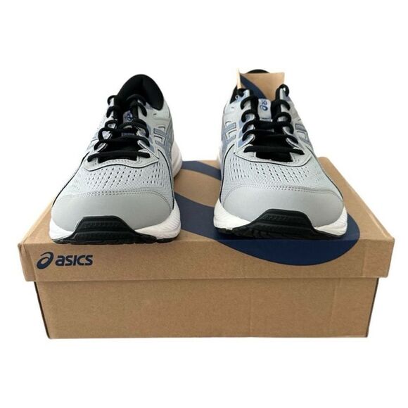 Asics Men’s Gel-Contend 8 Piedmont Grey Asics Blue Running Shoe 9.5 Extra Wide - Picture 4 of 10